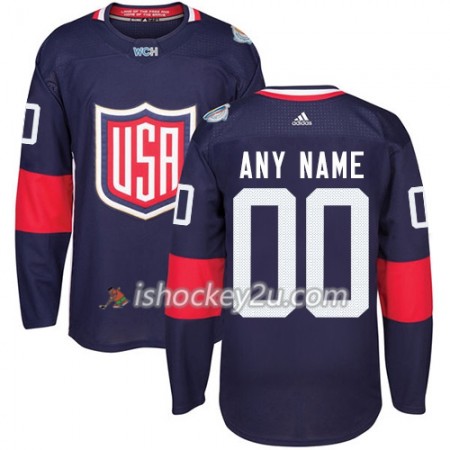 USA Team Trøje Tilpasset 2016 World Cup Blå Premier